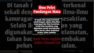 ILMU PELET PANDANGAN MATA