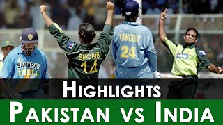 Pakistan vs India | Tendulkar  vs Shoaib Akhtar | 1st ODI Highlights | PCB |  MA2E