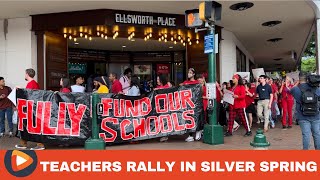 Teachers Protest County School Budget