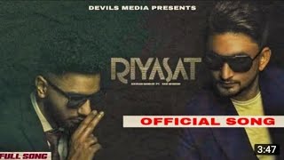 Riyasat (official video) - Navaan sandhu ft. Sabi bhinder //new punjabi song 2021