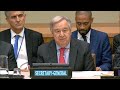 Addressing Food Insecurity - UN Secretary-General