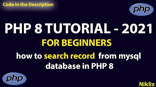 How to search record from database in php mysql | Search record PHP mysql | Search PHP record | PHP