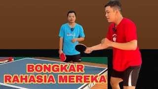 PARAHHH kalian wajib nonton|| Boni kasih tutorial spin forehand di atas meja