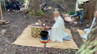 Shinto and Zen Ritual in Japan blessing an ancient Gate and its Gate Keepers Ritual the Gate opening