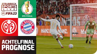 FSV Mainz 05 - Bayern München | DFB Pokal Achtelfinale | FIFA 23 Prognose