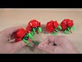 lego roses 40460 x2 two sets together ⏩ speed build