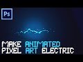 How To Make Animated Pixel Art Electric in Photoshop!