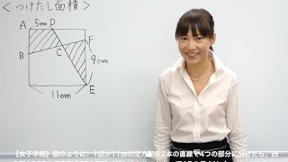 中学受験 親子で学ぶ算数倶楽部【つけたし面積／女子学院】