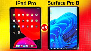 Microsoft Surface Pro 8 vs Apple iPad Pro