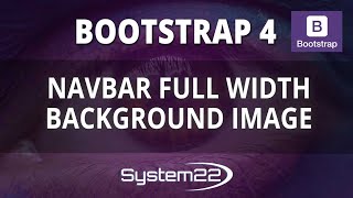 Bootstrap 4 Navbar Full Width Background Image 👍