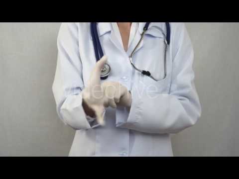 Doctor Pulling On Rubber Gloves - Stock Footage | VideoHive 15009433 ...