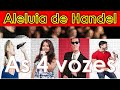 Aleluia de Handel as 4 vozes