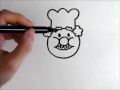 アンパンマンイラスト 　描けたらうれしい！ジャムおじさんの描き方　ゆっくり編　how to draw　anpanman