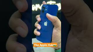 ₹46000/-iPhone 12 (128)GB Blue color warranty_ August 2023/Condition 100% Battery 100%Full kit#apple