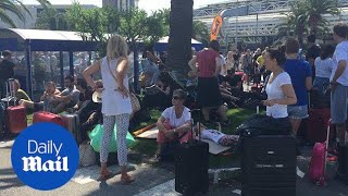 Army evacuated Nice airport terminal over bomb threats - Daily Mail