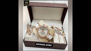 Michael Kors Girls Watch with Bracelet and Ring||Anaya Kazmi       #anayakazmi. #watch #shortvideo