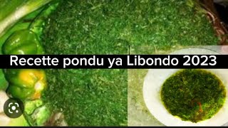 RECETTE  PONDU YA   LIMBONDO