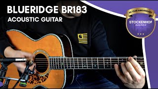 Blueridge BR183 - Solid Sitka Spruce - Solid Santos Rosewood - Acoustic Guitar (SOUND DEMO)