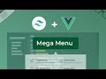 Mega Menu w/ Tailwind CSS & Vue.js