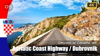 Driving the Adriatic Highway in Croatia along the Makarska Riviera