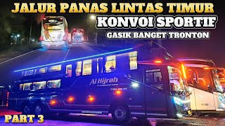 TRONTON BUS ALHIJRAH SUITE COMBI MELAHAP LINTAS TIMUR BARENG MIYOR || Trip Jakarta-Bukittinggi 3