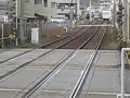 叡山電車修学院駅　ﾃﾞｵ700系（赤色）到着