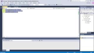 First C/C++ application in Visual Studio Express 2013