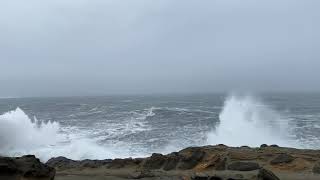 November 2020 king tide waves