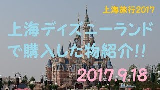 上海ディズニーランドで購入品紹介！！