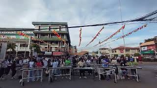 Zamboanga City hall blockings day- ICASean drum & lyre Corps