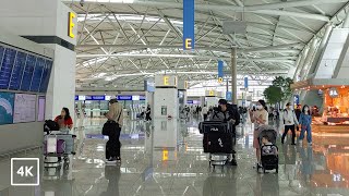 4K Walking Incheon International Airport Terminal 1, Korea, Normalizing Operations - Airport Tour