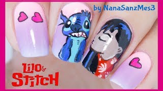 Lilo And Sch Nail Art Best Designs 2018 Lilo Sch Nail Art Design Nanasanzmes3 Videos