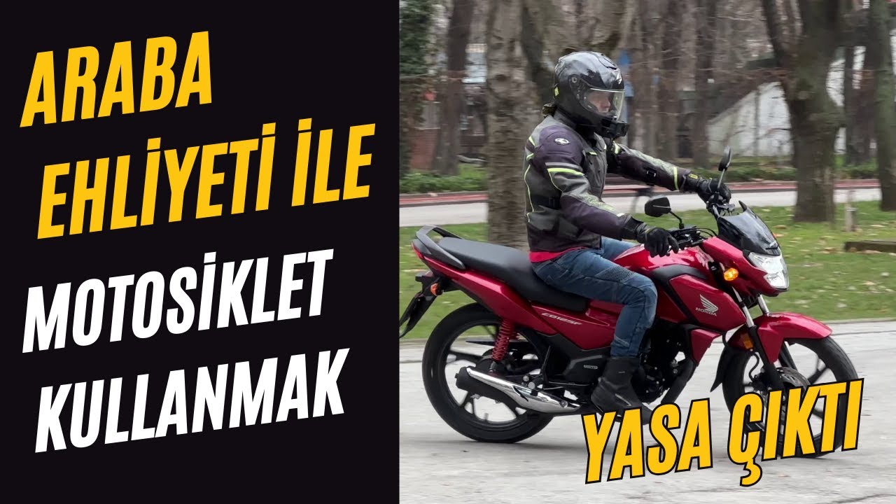 B Ehliyet Ile 125 Cc Motosiklet Kullanma Yasası çıktı | Tüm Detaylar ...