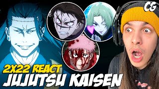 GETO VS TODO MUNDO!!! FRITEI DEMAIS COM ESSE EPISÓDIO! - React Jujutsu Kaisen EP 22 temporada 2