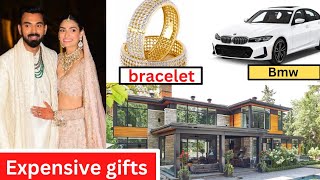 top most expensive gift receive in kl rahul and athiya Shetty wedding ||