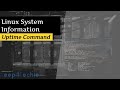 Uptime Command | View System Information in Linux