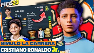 CRISTIANO RONALDO Jr. en FIFA 23 Modo Carrera LITE!!