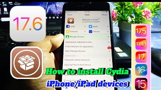 How to install Cydia on iPhone/iPad iOS 17.6 - iOS 15.0 | Palen1x Jailbreak iOS 17.6 - iOS 15.0