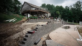 Retaining Wall Job Turns Into MASSIVE Backyard Landscape!!!