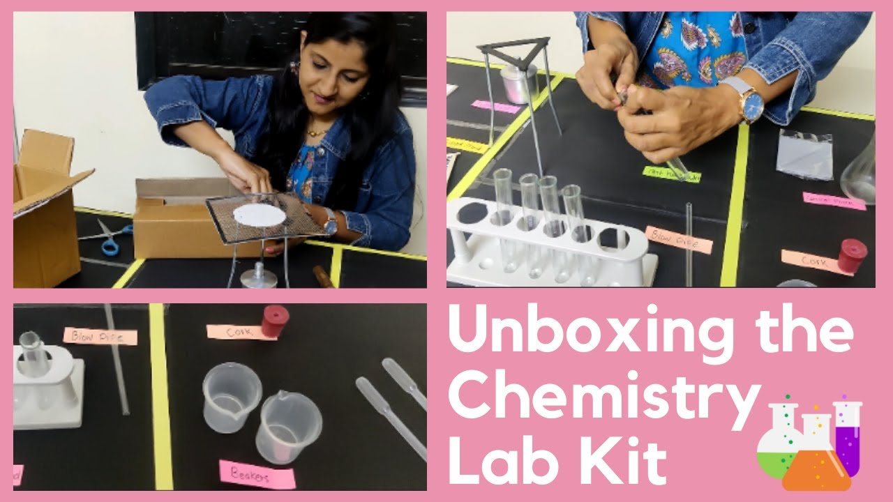 Unboxing The Chemistry Lab Kit | Introduction To Apparatuses In ...