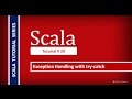 Exception handling in scala # Scala Tutorial - 20