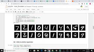 Deep Learning|Auto Encoders| MNIST Dataset