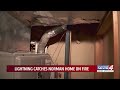 Elderly woman in Norman saves home with trash can after lightning strikes dryer exhaust vent sparkin