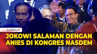 Hadiri Kongres Nasdem, Anies Baswedan Disambut Riuh Kader dan Salaman dengan Jokowi