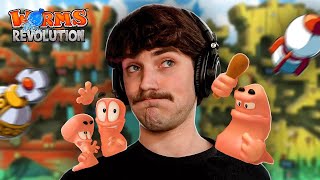 MOUNT E AMIGOS COLOCARAM AS MINHOCAS PARA BATALHAR | Worms com amigos