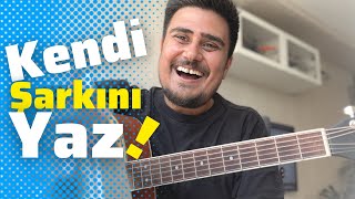 En Basit Yöntemle ŞARKI YAZMAK ! 🎸Gitarla Beste Yapmak!