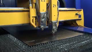 CTR Fibre Laser: MicroStep MSF fibre laser machine cutting