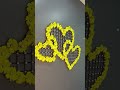 three heart shaped big wall decor shorts youtubeshorts viral diy crafts papercraft fun fun