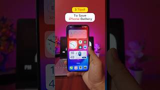 3 Tips to Save iPhone Battery 🔋 #shorts