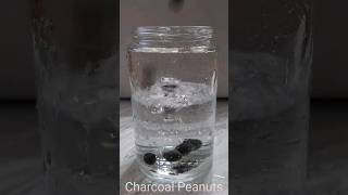 Charcoal Peanuts \u0026 Water Mixing! 竹炭花生與水混合